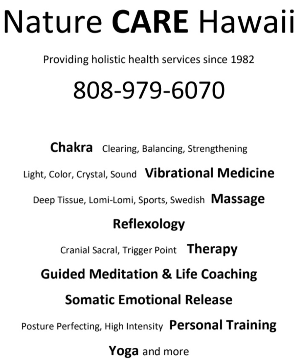 holistic health services